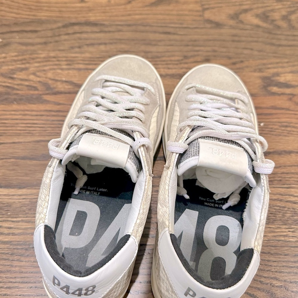 Women’s P448 John White Sneaker Lizzard - Picture 7 of 11